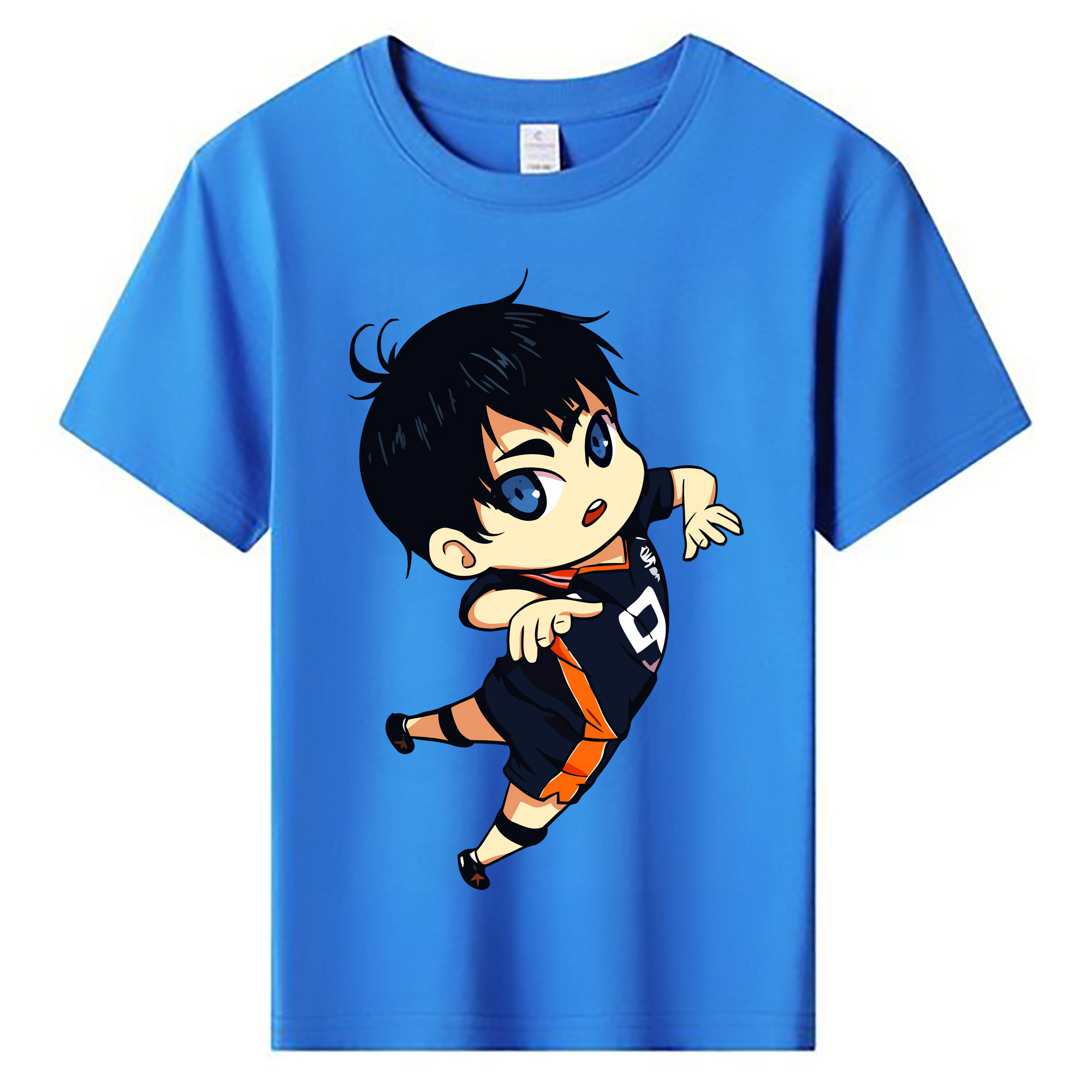 （画像用） ハイキュー!! Haikyu!! 綿100％キッズTシャツ（フロントプリント）